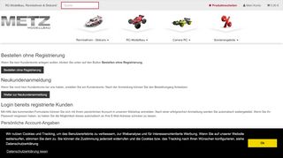 
                            1. Login - Modellbau Metz - Slotcars - RC Modellbau und mehr