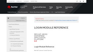 
                            9. Login Module Reference - Red Hat Customer Portal