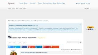 
                            12. Login module replaceable - Forum - Kunena - To Speak! Next ...