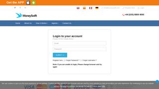 
                            2. Login - Money Swift