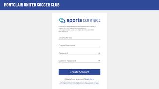 
                            13. Login - Montclair United Soccer Club