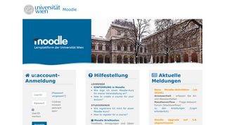 
                            7. Login - Moodle - Universität Wien