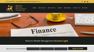 
                            11. Login - Moore's Wealth Management