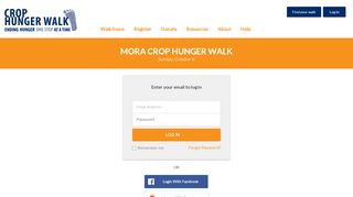 
                            11. Login - Mora CROP Hunger Walk
