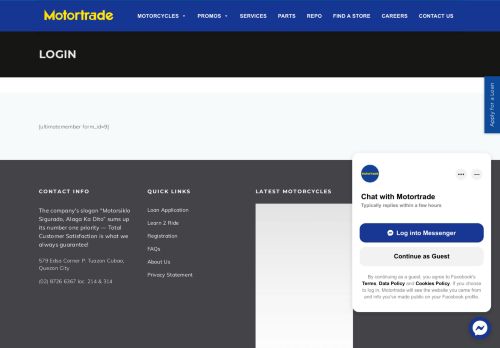 
                            2. Login - MotorTrade