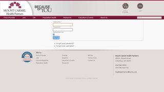 
                            1. Login - Mount Carmel Health Partners