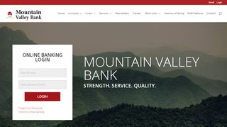 
                            8. Login | Mountain Valley Bank