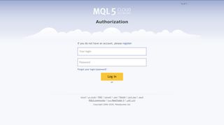 
                            5. Login - MQL5 - MQL5.com