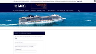 
                            1. Login - MSC Cruzeiros