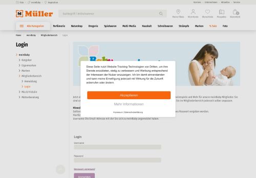 
                            1. Login: Müller Großhandels Ltd. & Co. KG - meinBaby