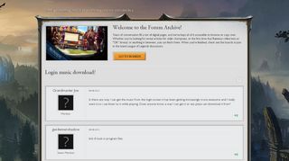 
                            4. Login music download? - League of Legends Community