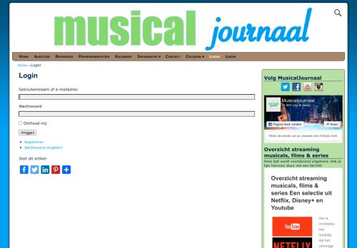 
                            10. Login • musicaljournaal