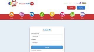 
                            11. Login - MuslimKids.TV