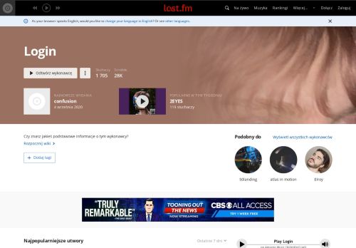 
                            2. Login - Muzyka, wideo, statystyki, i zdjęcia | Last.fm