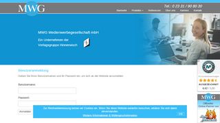 
                            5. Login | MWG Hagen - MWG Medienwerbegesellschaft mbH