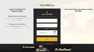 
                            1. Login - MX WORLD - Your Key To Success