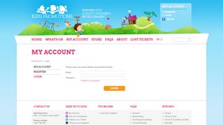 
                            7. Login | My Account | Kids Promotions