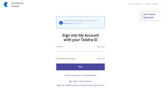
                            12. Login - My Account - Telstra