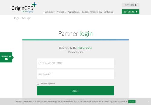 
                            9. Login - My CMS - OriginGPS