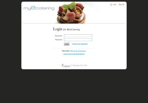 
                            1. Login - My eCatering