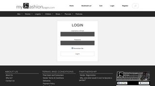 
                            5. Login - My Fashion Pages