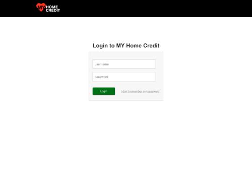 
                            5. Login | MY Home Credit