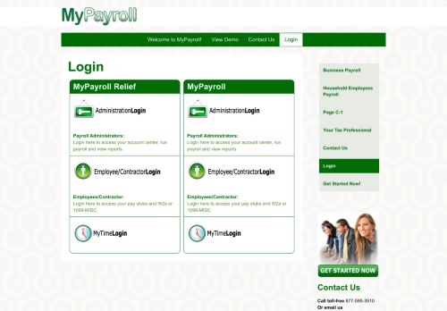 
                            2. Login – My Payroll