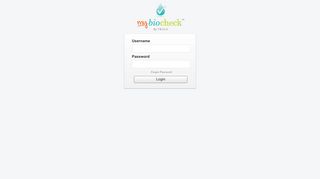 
                            2. Login - MyBioCheck