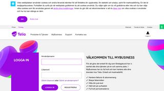 
                            6. Login - Mybusiness - Företag - Telia.se