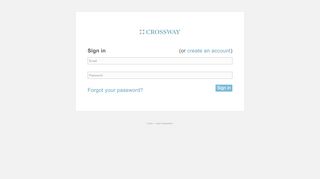 
                            3. Login - my.crossway.org