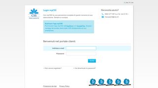 
                            9. Login | myCSS portale clienti