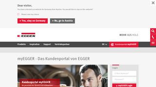 
                            1. Login myEGGER - Egger.com