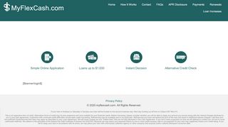 
                            7. Login - Myflexcash.com