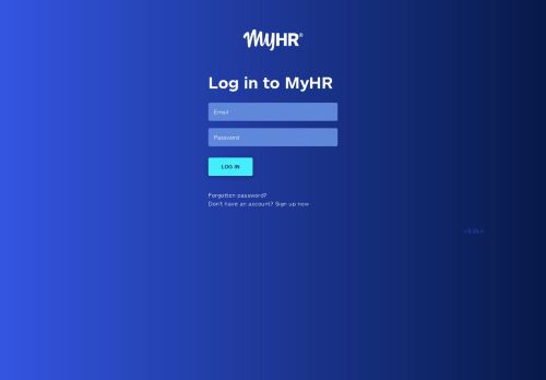 
                            3. Login - MyHR