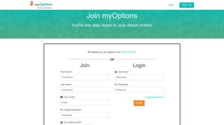 
                            9. Login - myOptions