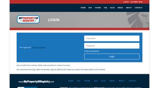 
                            2. Login - MyPropertyID - My Property ID Registry