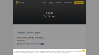 
                            8. Login - mytaxi - Táxi App