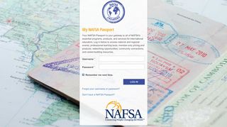 
                            1. Login - NAFSA: Association of International Educators