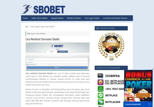 
                            7. login name sbobet | Daftar Sbobet Gratis