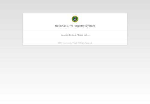 
                            13. Login - National BHW Registry System