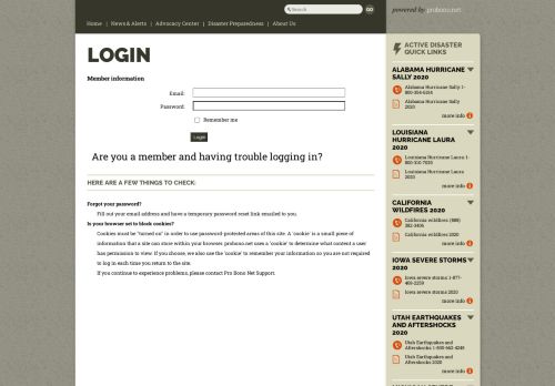 
                            3. Login - National Disaster Legal Aid