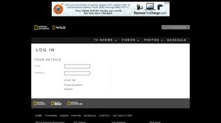 
                            8. Login - National Geographic Channel - Canada