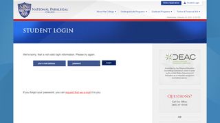 
                            8. Login - National Paralegal College