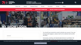 
                            13. Login - NationalHardwareShow