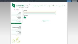 
                            12. LOGIN - Natura-Tec - French Riviera - green ingredients for cosmetics