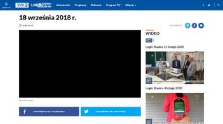 
                            2. Login: Nauka: 18 września 2018 r. - TVP3 Lublin - Telewizja Polska S.A