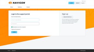 
                            3. Login - NAVIGON Support