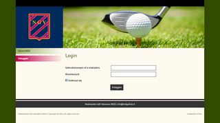 
                            5. Login - Nederlandse Golf Veteranen