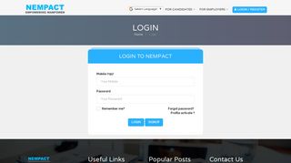 
                            2. login | Nempact