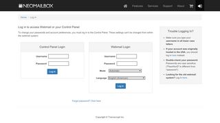 
                            5. Login - Neomailbox